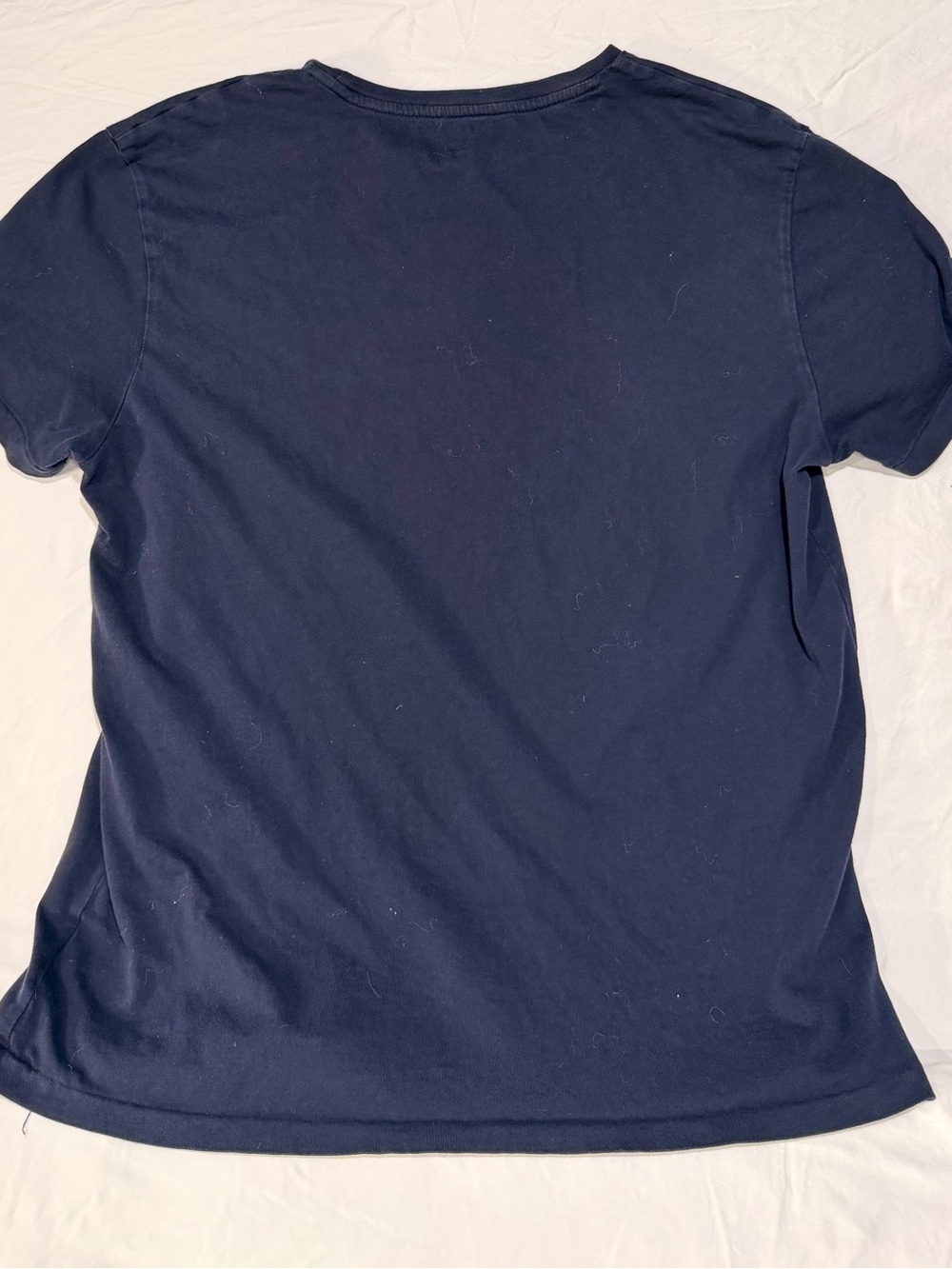 Polo by Ralph Lauren Navy T-Shirt with Yellow Logo Print - Picture 4 of 4